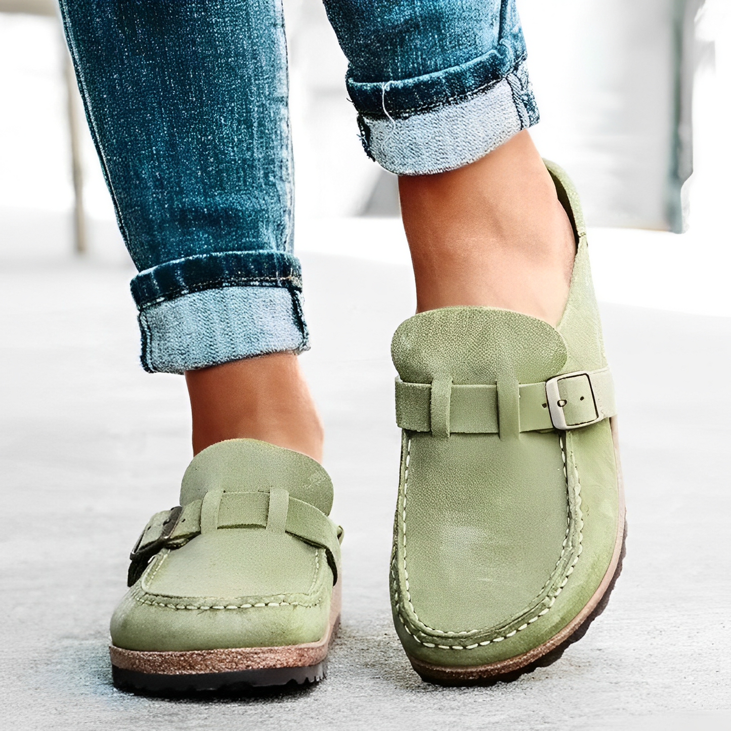 Isabelle| Sandales mocassins confort