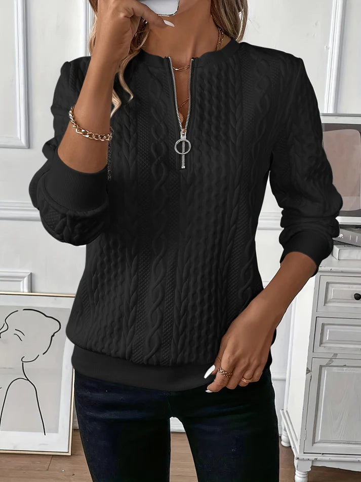 Lucia | Pull femme avec fermeture éclair