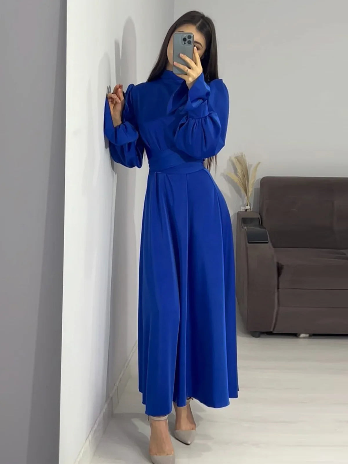 Elin | Robe chic et confortable avec taille croisée et nœud papillon