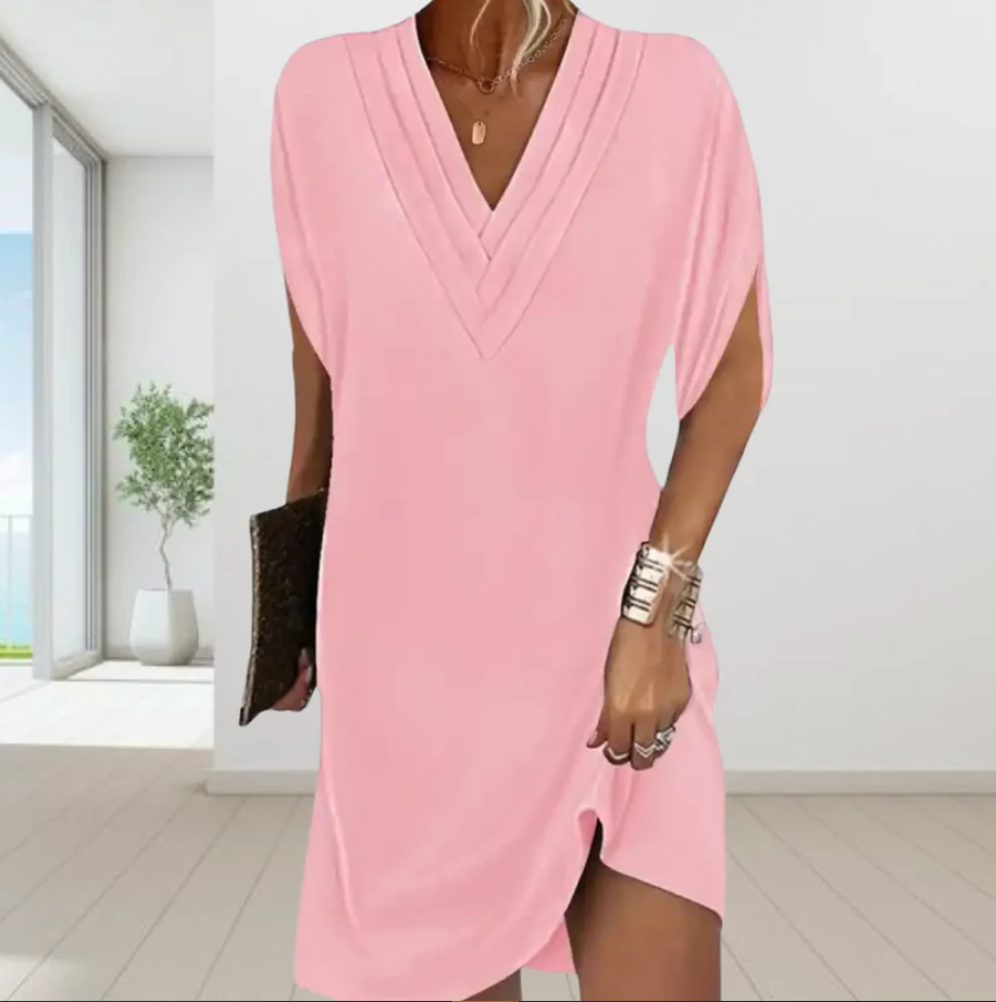 Maïa | Robe élégante à col en V