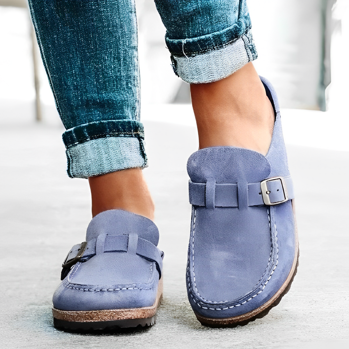 Isabelle| Sandales mocassins confort