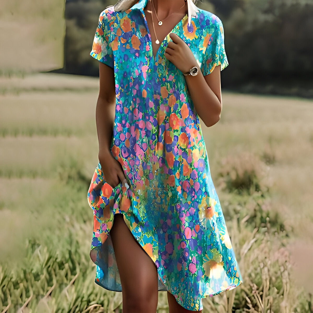 Élise | Robe d'été joyeuse