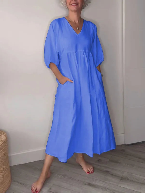 Odile | Robe blanche pour femme