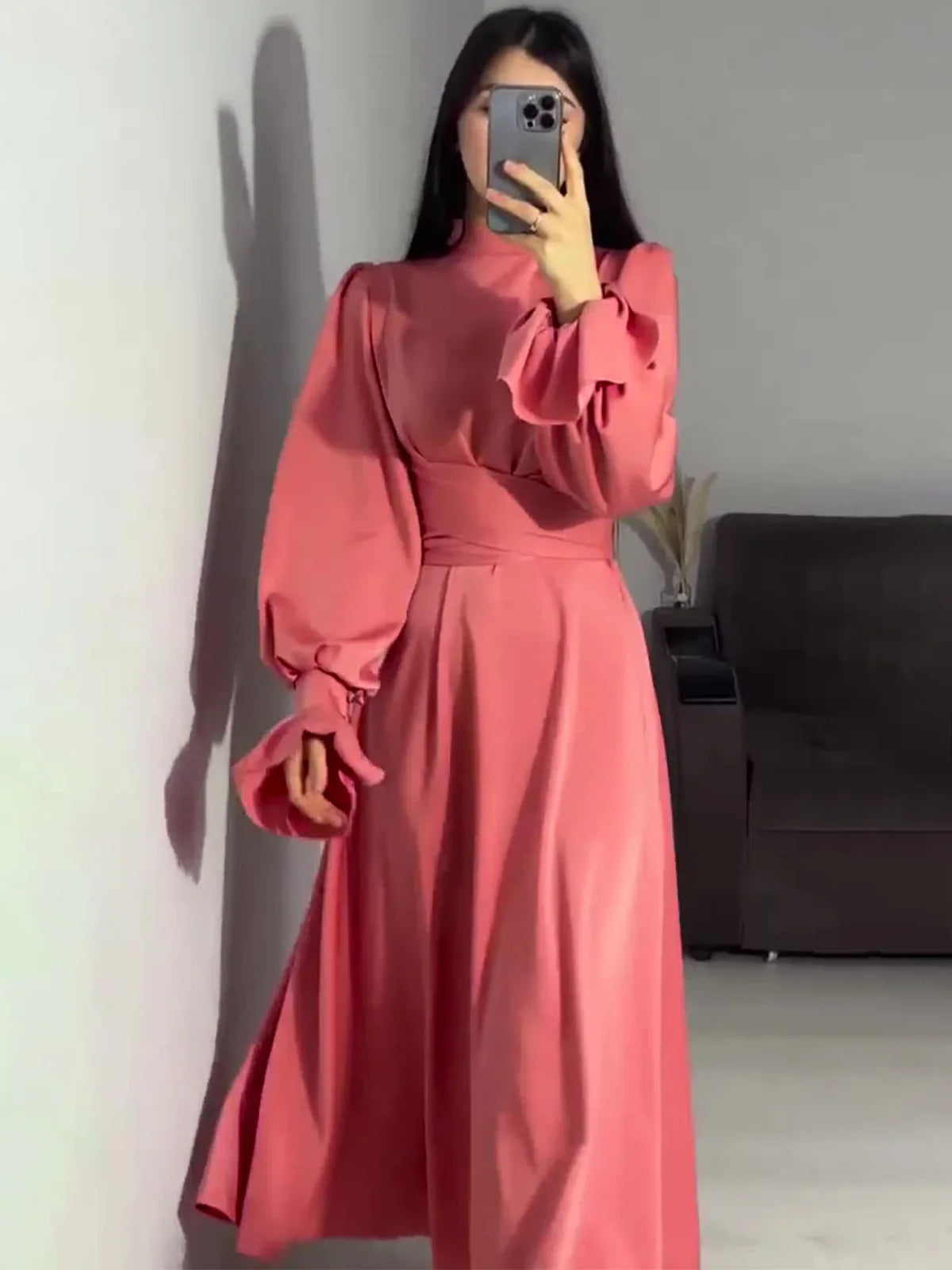 Elin | Robe chic et confortable avec taille croisée et nœud papillon