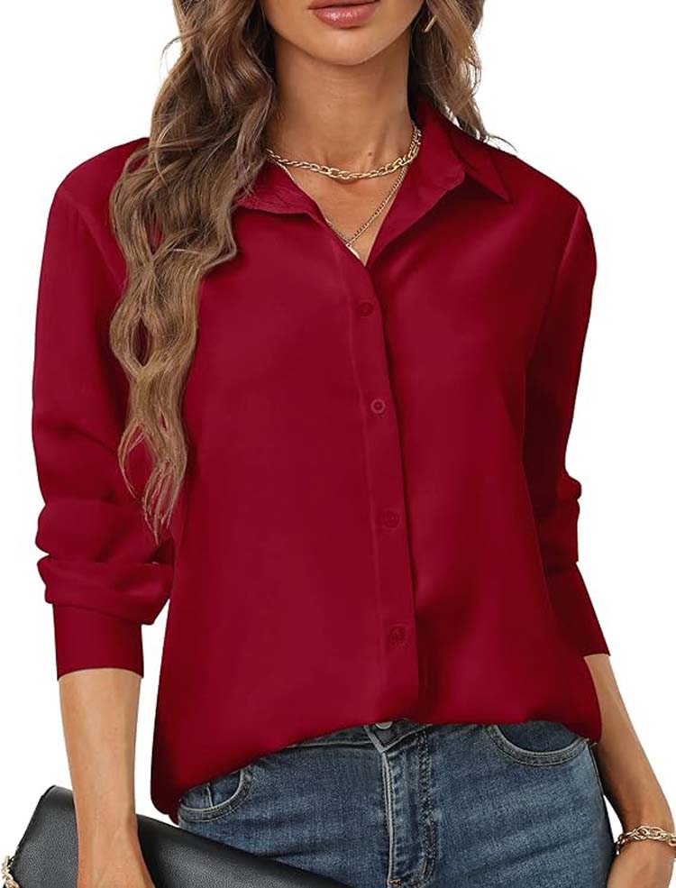 Candice | Chemise classique à manches longues et à boutons