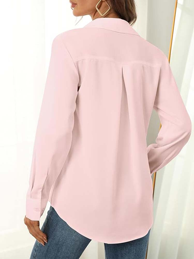Candice | Chemise classique à manches longues et à boutons