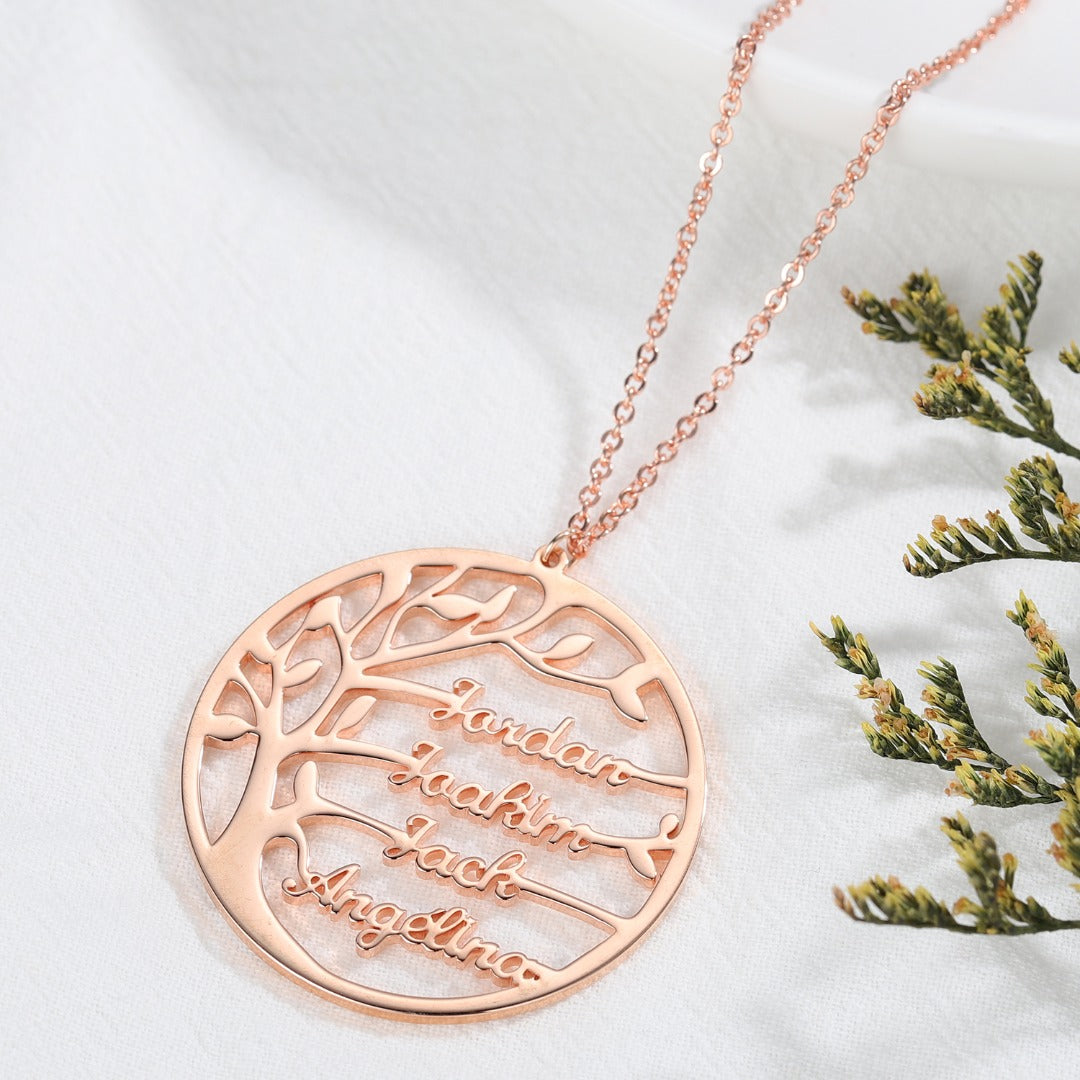 ArbreDeFamille | Collier d'arbre de famille pour vos proches