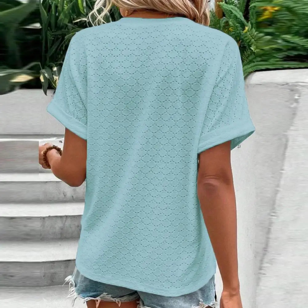 Chloé | Top d'été respirant à col en V