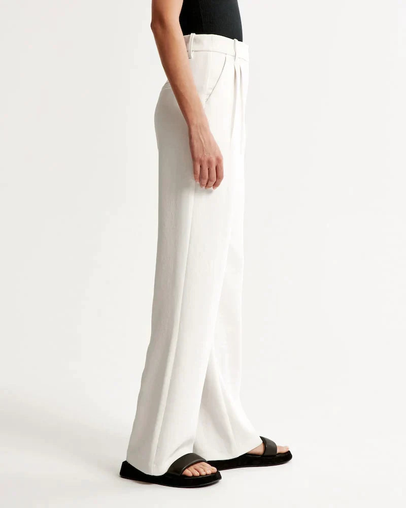 Valérie | Pantalon tailleur à jambe large