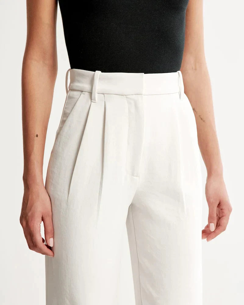 Valérie | Pantalon tailleur à jambe large