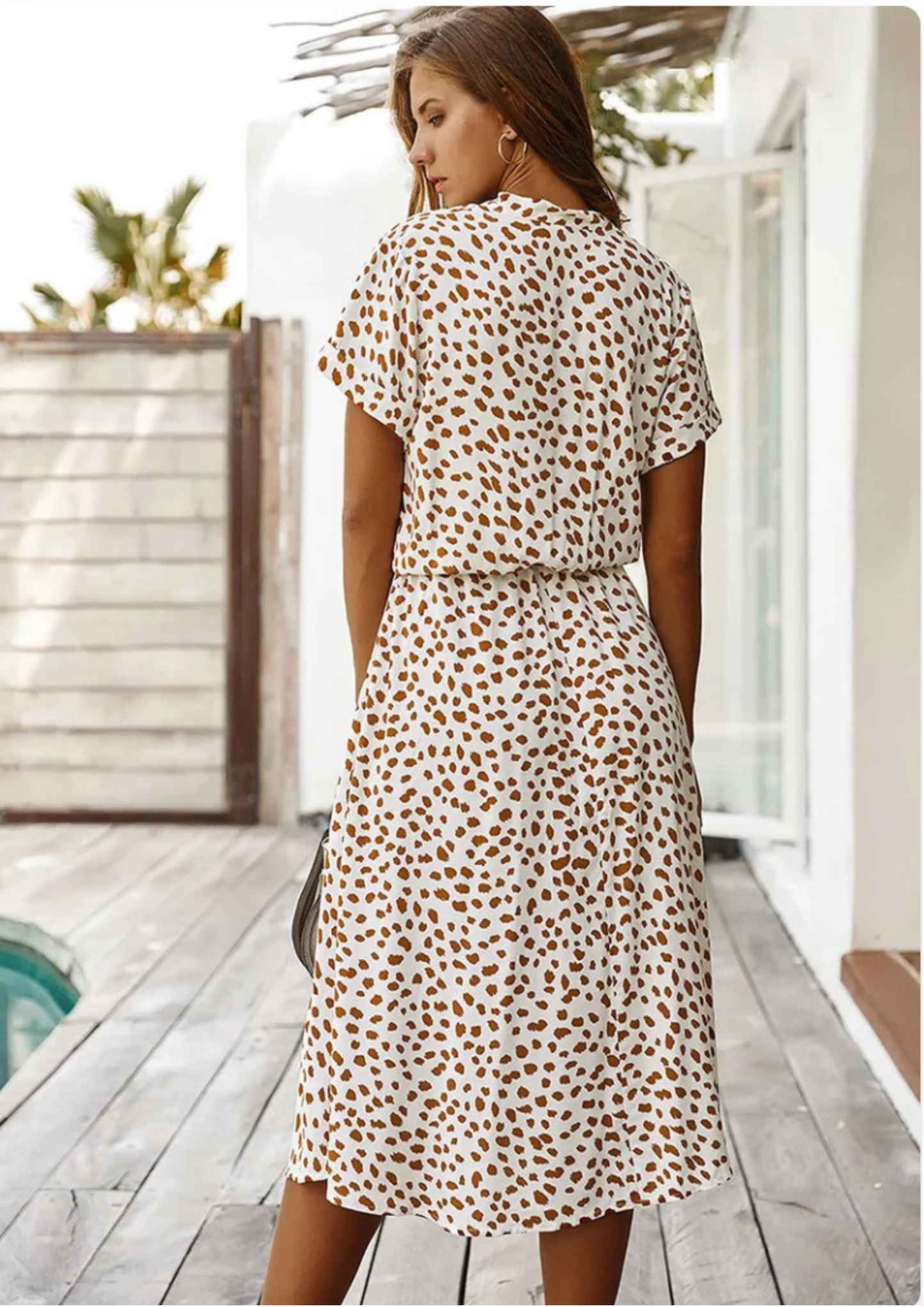 Thalie | Robe d'été avec cordon de serrage