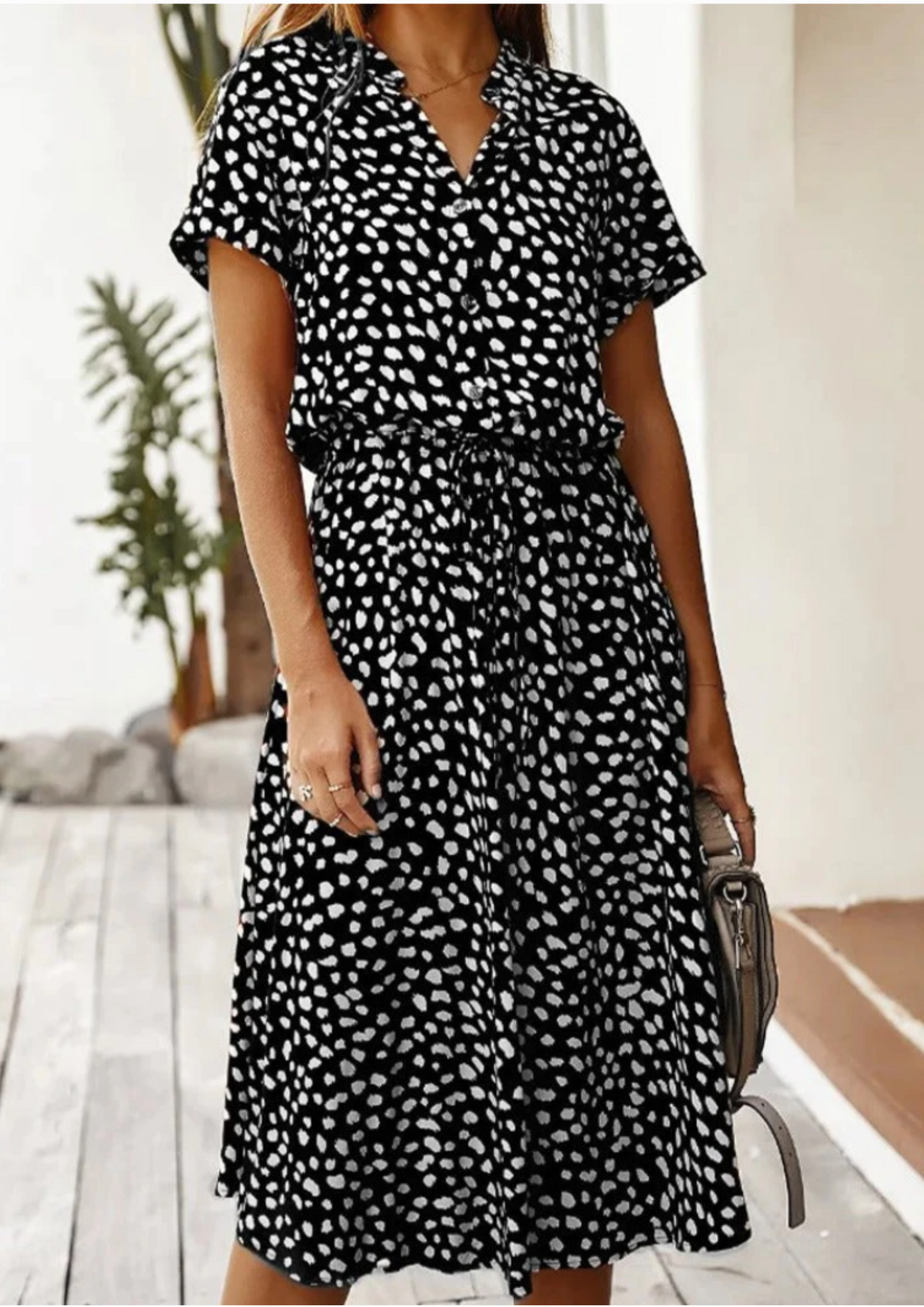 Thalie | Robe d'été avec cordon de serrage