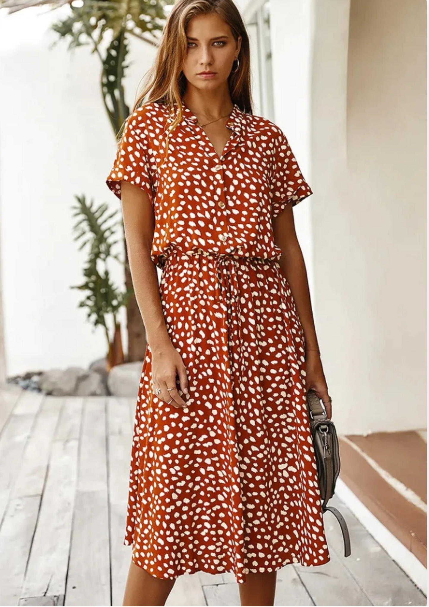 Thalie | Robe d'été avec cordon de serrage