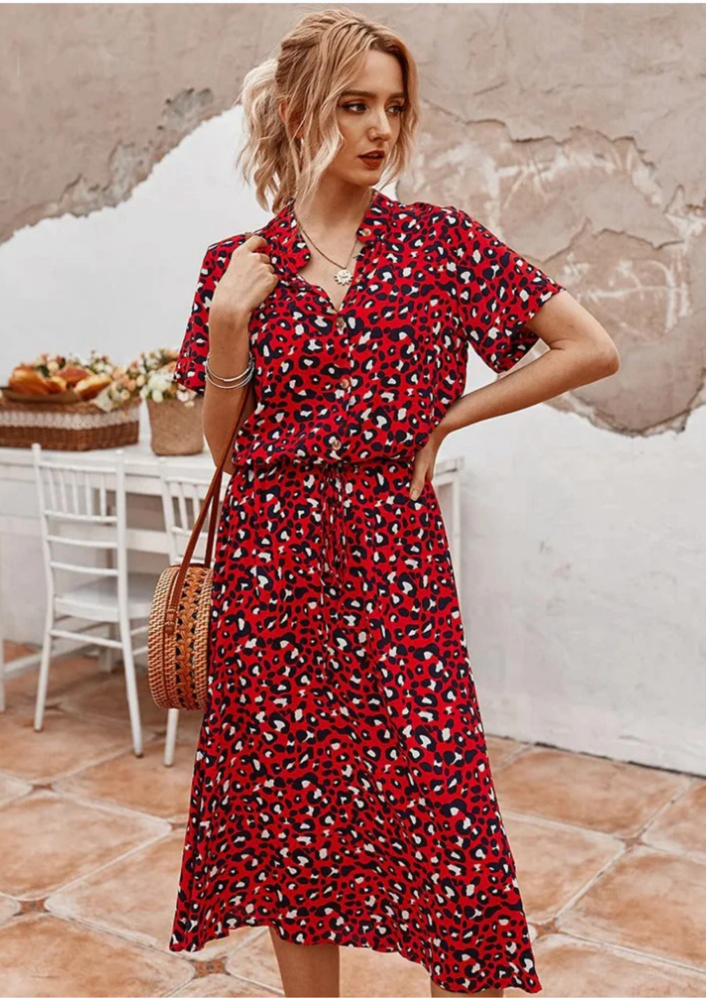 Thalie | Robe d'été avec cordon de serrage