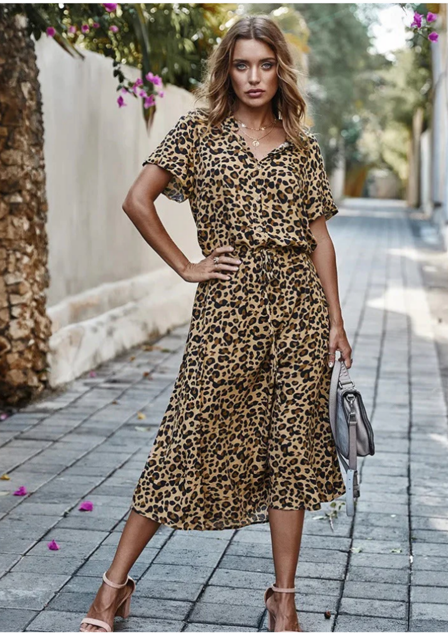 Thalie | Robe d'été avec cordon de serrage