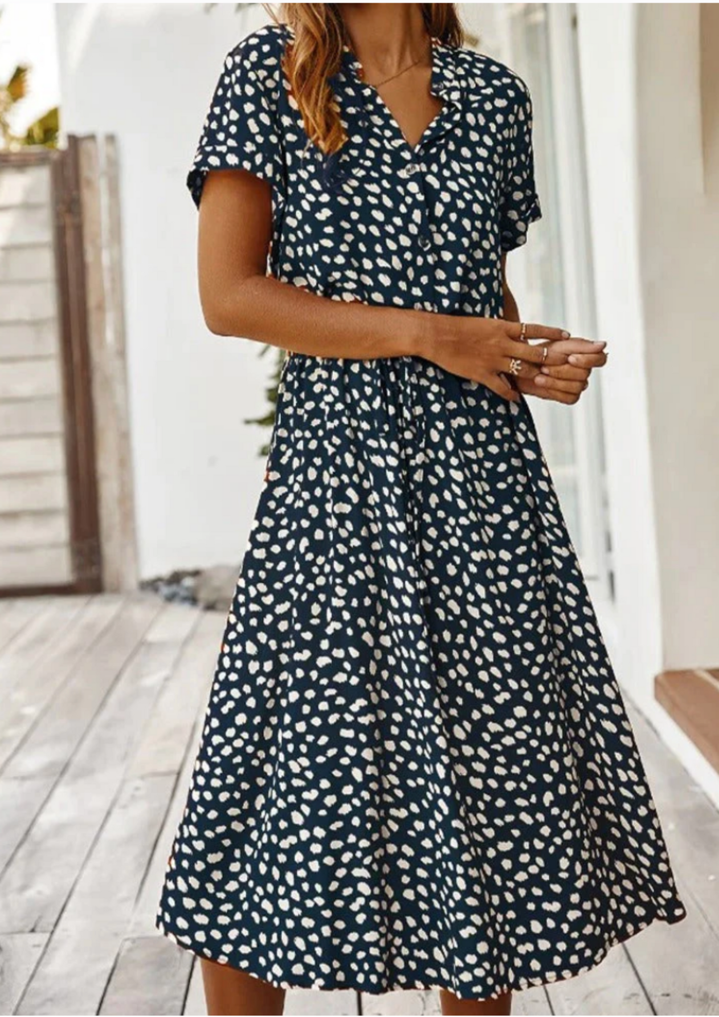 Thalie | Robe d'été avec cordon de serrage