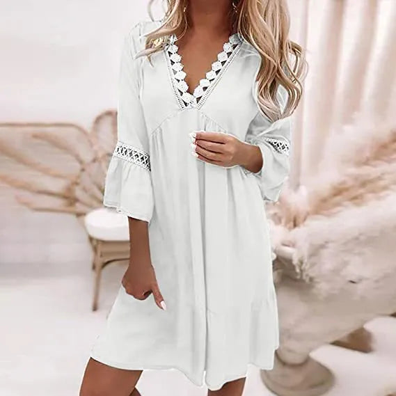 Louise | Robe ample imprimée élégante