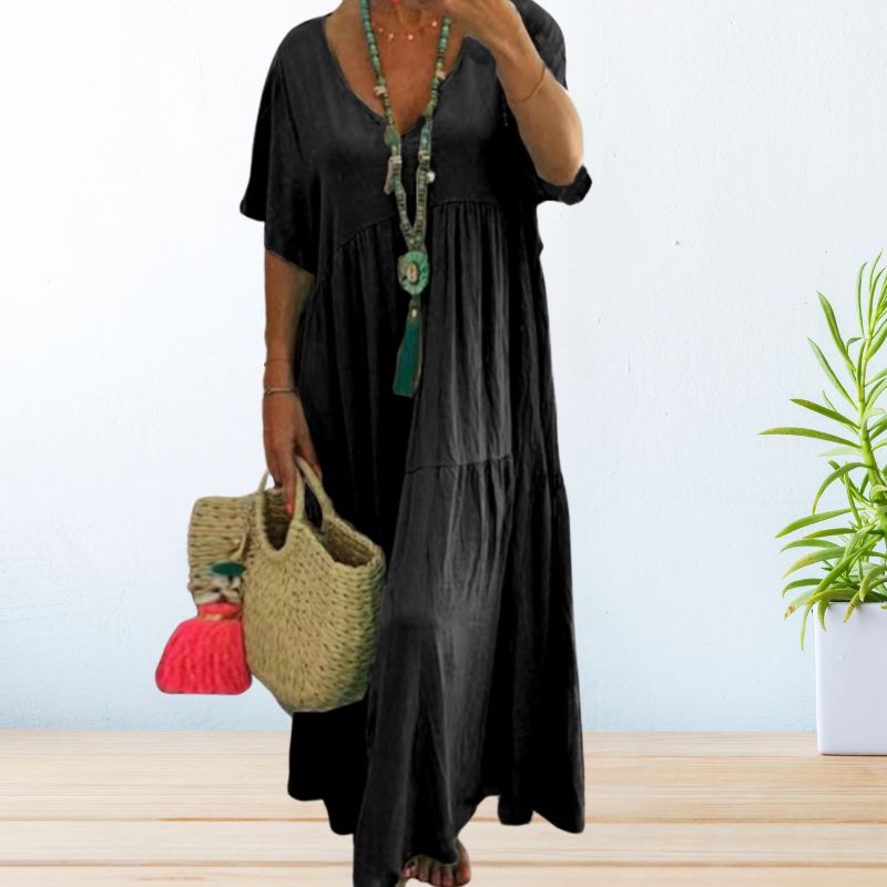 Justine | Robe en coton et lin pour femmes