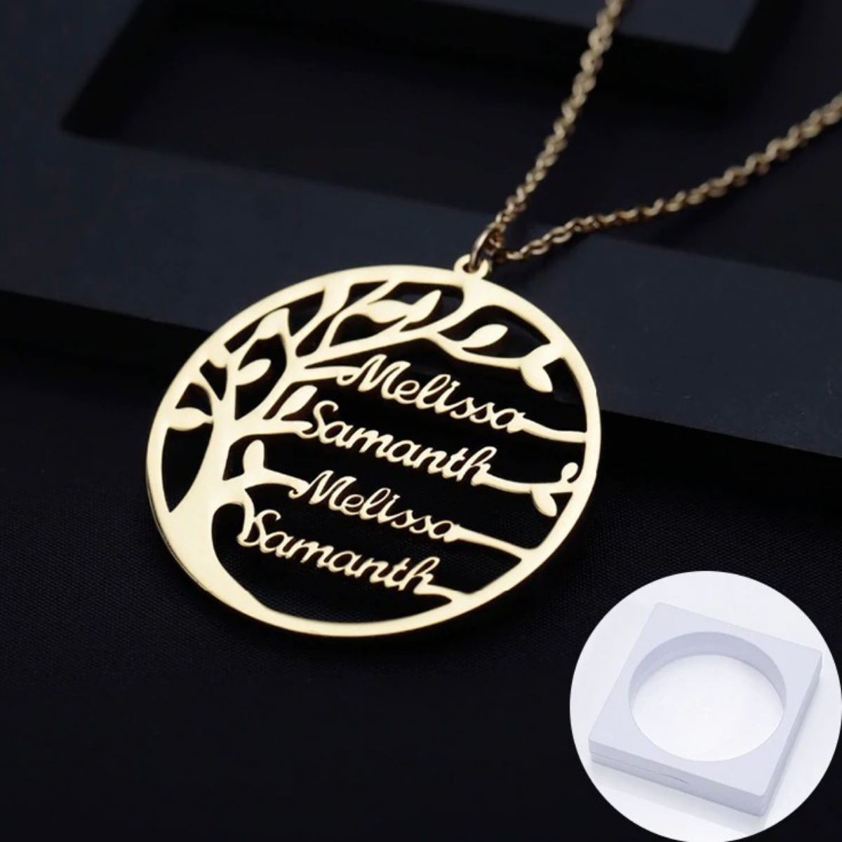 ArbreDeFamille | Collier d'arbre de famille pour vos proches