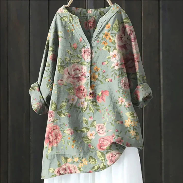 Blanca | Blouse Fleurie