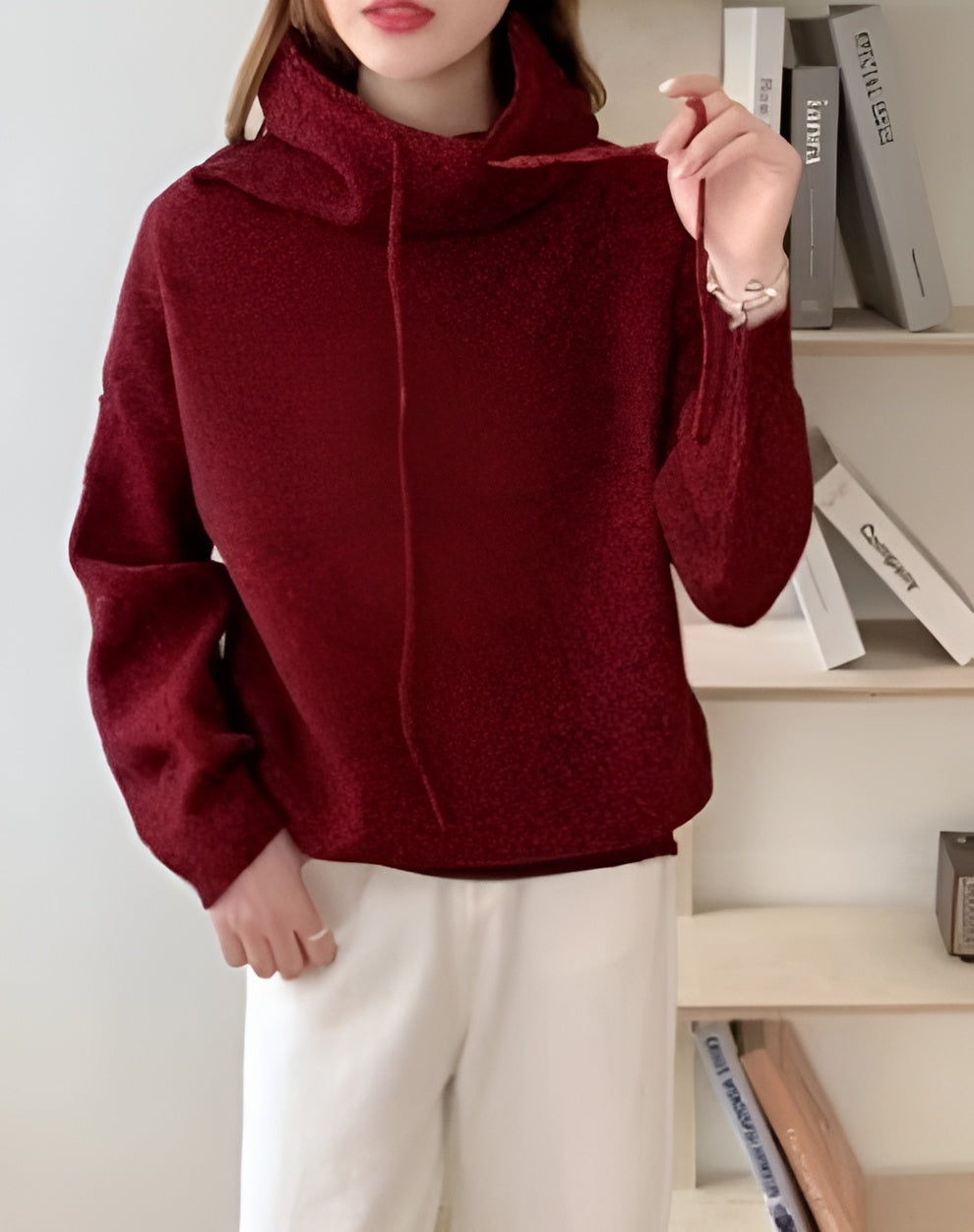 Hannah | Sweat à capuche en maille