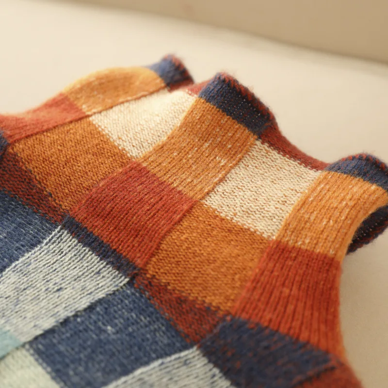 Mélodie | Col roulé patchwork