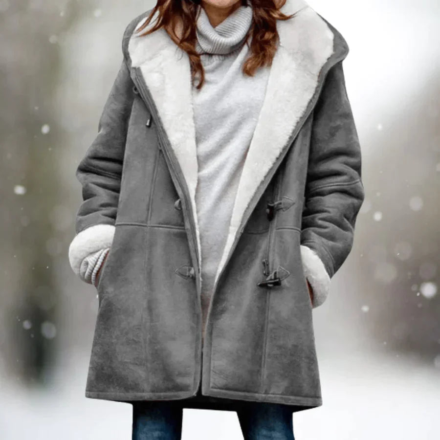 Noémie - Veste polaire avec capuche semi-doublée