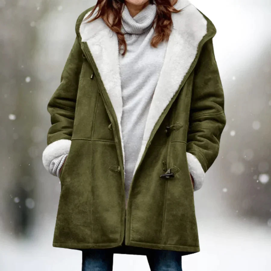Noémie - Veste polaire avec capuche semi-doublée