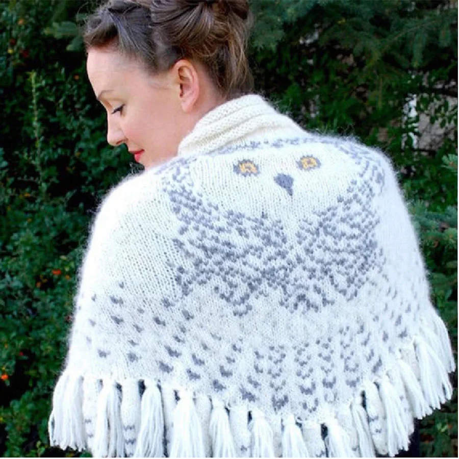 SnowOwl | Écharpe unique en forme de hibou