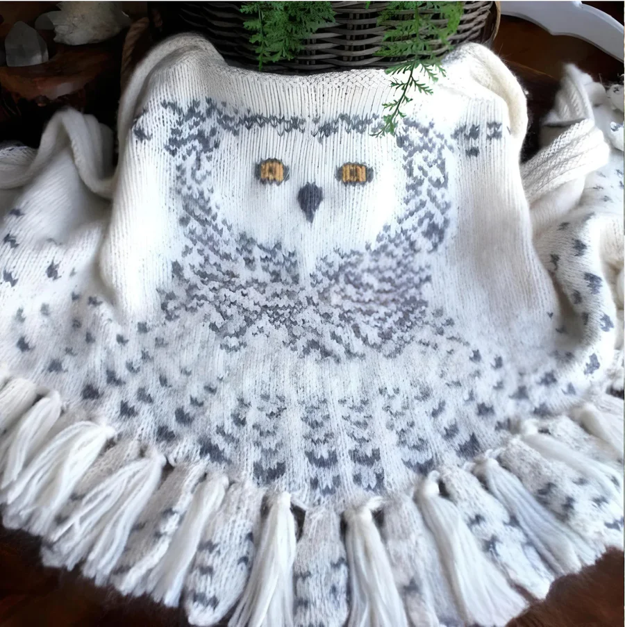 SnowOwl | Écharpe unique en forme de hibou