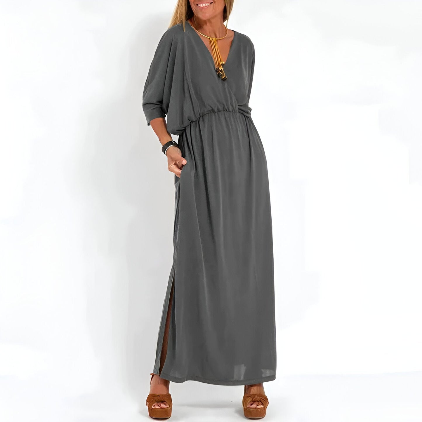 Valérie | Robe longue élégante et confortable