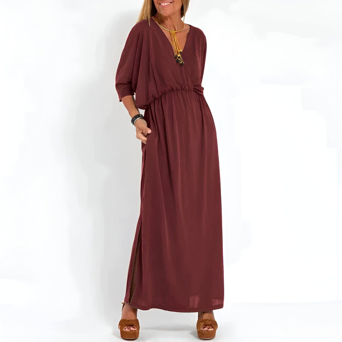 Valérie | Robe longue élégante et confortable