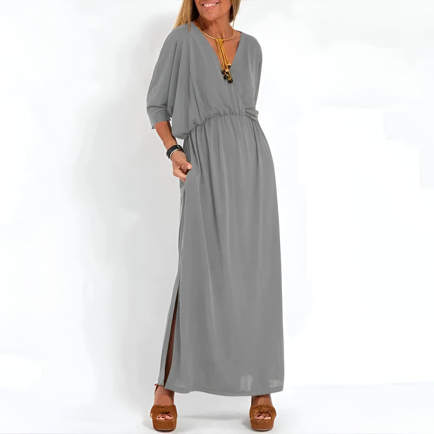 Valérie | Robe longue élégante et confortable