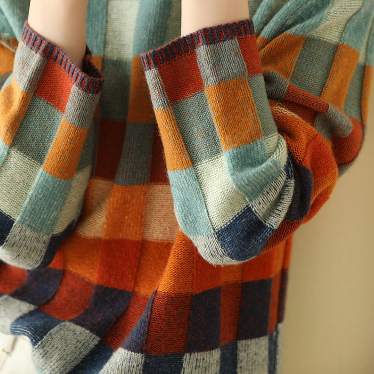 Mélodie | Col roulé patchwork