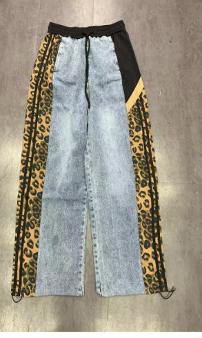 Theresa | Pantalon en denim avec profil latéral