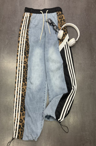 Theresa | Pantalon en denim avec profil latéral