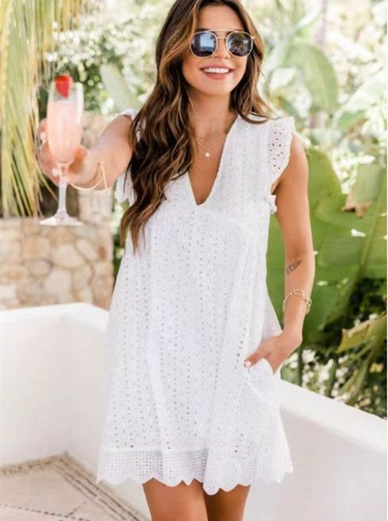 Robe 2 en 1 avec poches intégrées et short