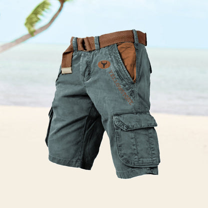 Damien™ Short cargo d'été en coton pour hommes