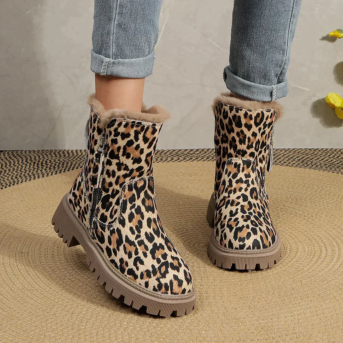 Safari | Bottes d'hiver élégantes et fourrées