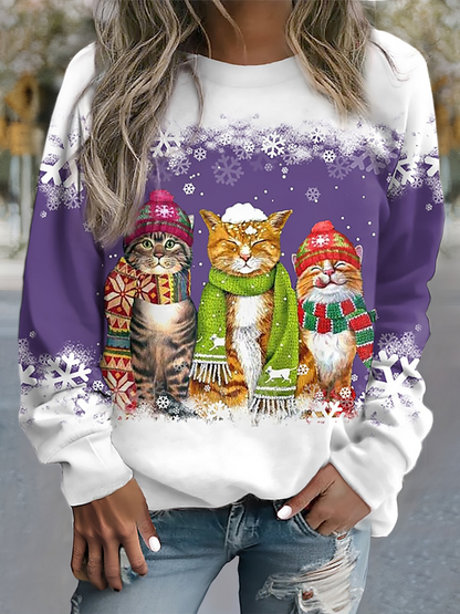 Feline™ | Sweat shirt d'hiver Chat Confortable