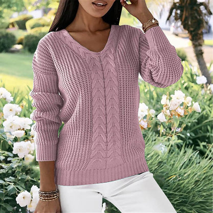 Elin™ |  Pull classique en maille torsadée