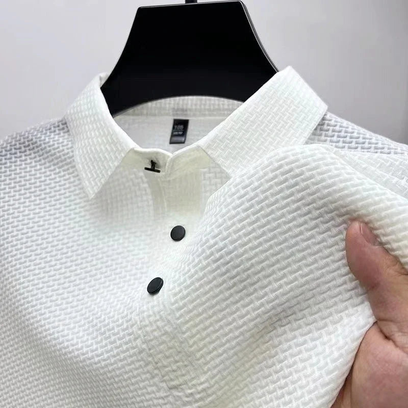 Polo premium à manches courtes pour hommes