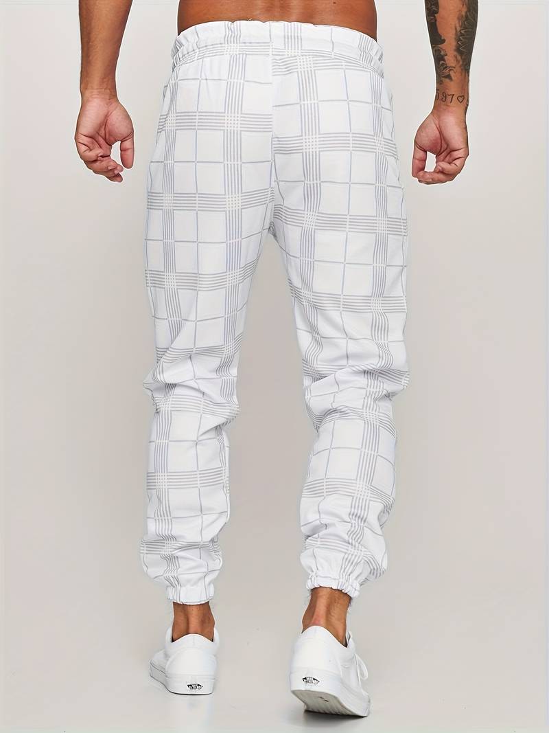 PANTALON DE SURVÊTEMENT À CARREAUX