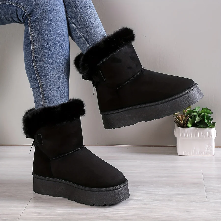 Anne™ | Bottes en peluche confortables à doublure thermique