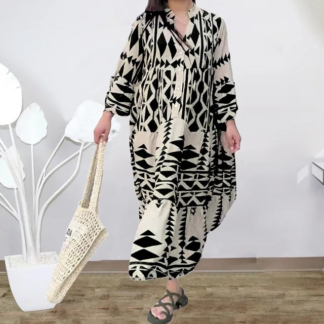 Robe bohème pour femmes mûres soucieuses de leur style