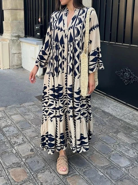 Robe bohème pour femmes mûres soucieuses de leur style