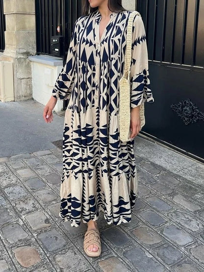 Robe bohème pour femmes mûres soucieuses de leur style