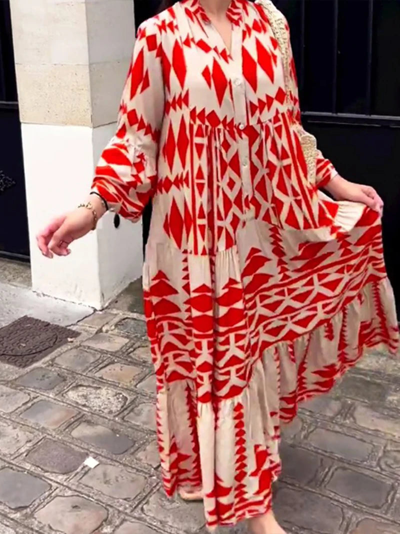 Robe bohème pour femmes mûres soucieuses de leur style
