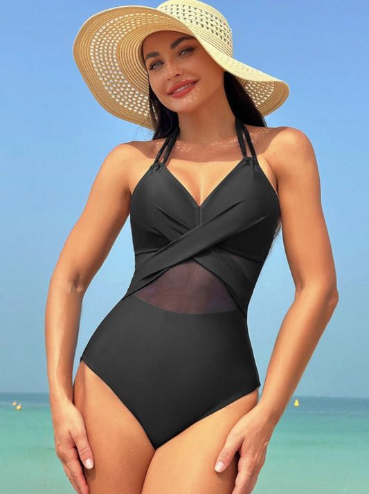 Irène™ | Maillot de bain de plage à mailles croisées