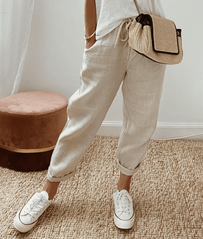 Sarah™ | Pantalon en coton élégant